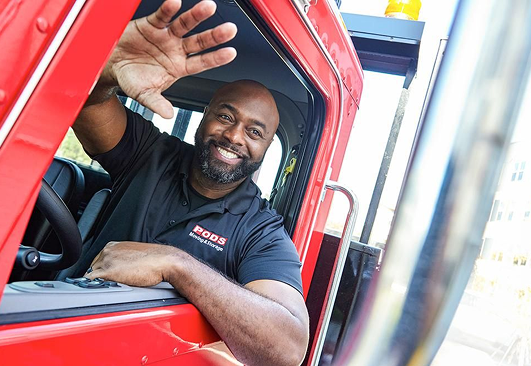 Smiling Truck Driver